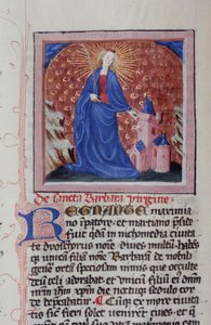 Ms Gen 1111 Page fra Legenda Aurea, Brugge, ca. 1400-10 av Flemish School