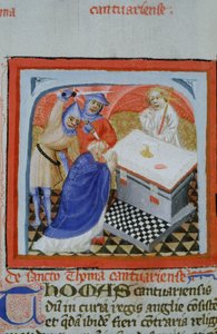 Ms Gen 1111 Page fra Legenda Aurea, Brugge, ca. 1400-10 av Flemish School