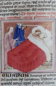 Ms Gen 1111 Page fra Legenda Aurea, Brugge, ca. 1400-10 av Flemish School