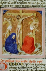 Ms Gen 1111 Page fra Legenda Aurea, Brugge, ca. 1400-10 av Flemish School