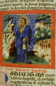 Ms Gen 1111 Page fra Legenda Aurea, Brugge, ca. 1400-10 av Flemish School