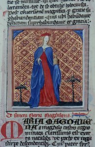 Ms Gen 1111 Page fra Legenda Aurea, Brugge, ca. 1400-10 av Flemish School