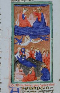 Ms Gen 1111 Page fra Legenda Aurea, Brugge, ca. 1400-10 av Flemish School