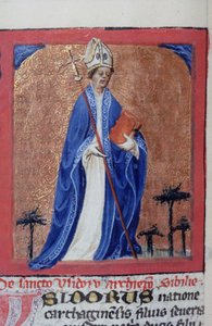Ms Gen 1111 Page fra Legenda Aurea, Brugge, ca. 1400-10 av Flemish School