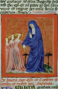 Ms Gen 1111 Page fra Legenda Aurea, Brugge, ca. 1400-10 av Flemish School