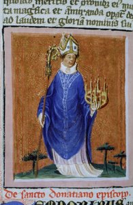 Ms Gen 1111 Page fra Legenda Aurea, Brugge, ca. 1400-10 av Flemish School