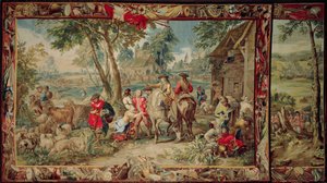 Plyndring, fra The Military Science-serien, Workshop of Judocus de Vos, ca. 1715-24 av Flemish School