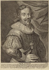 Portrett av Jacques Callot av Flemish School