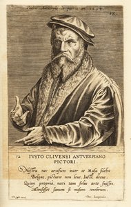 Portrett av Joos van Cleve, flamsk maler aktiv i Antwerpen, ca. 1485-1540 av Flemish School