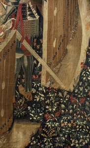 Tapet som viser erobringene av kong Alfonso V av Portugal av Flemish School