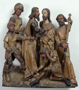 The Kiss of Judas, fra Antwerpen (polykromt tre)