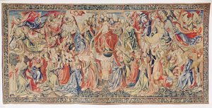 The Last Judgement: The Redemption of Man, Brussel Workshop, 1400-1500-tallet av Flemish School