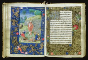 The Resurrection, miniatyr fra Stafford Prayer Book av Flemish School