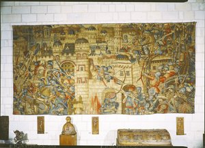 The Vengeance of Notre-Seigneur, beleiringen av Jerusalem av Flemish School
