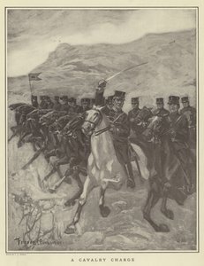 Et kavaleriangrep av Fletcher C. Ransom