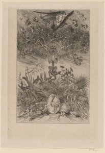 Frontispice: The Waifs (Les Epaves) av Félicien Rops