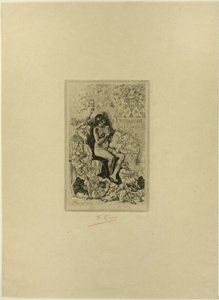 Frontispice for Rimes de Joie av Félicien Rops