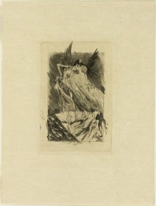 Frontispice til The Dead Kisses av Félicien Rops