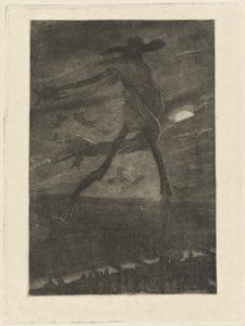 Satan som sår ugress av Félicien Rops