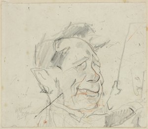 Skisse av Ferdinand Marinus av Félicien Rops