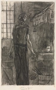 Den hengte mannen i smia av Félicien Rops