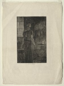Hengingen av Levallois-Perret, ca. 1880. av Félicien Rops