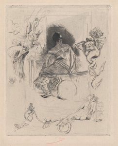 The Last Maja, andre halvdel av 1800-tallet. av Félicien Rops