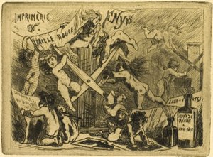 Pressen av Félicien Rops