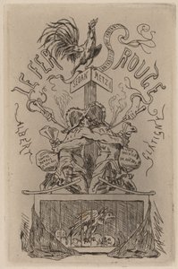 The Red Iron Le Fer Rouge, 1871. av Félicien Rops