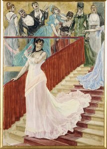 The Row, 1877 av Félicien Rops
