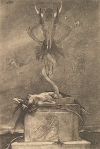 The Sacrifice, fra The Satanic Ones, ca. 1882., ca. 1882.