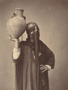 Vannbærer i Kairo, ca. 1870. av Félix Bonfils