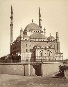 Moskeen til Muhammad Ali, kjent som Alabaster-moskeen, i Kairo, Egypt