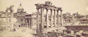 [The Roman Forum], ca. 1870-årene. av Félix Bonfils