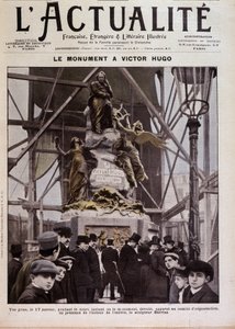 Innvielse av monumentet til Victor Hugo av Barrias, Paris, 17. januar