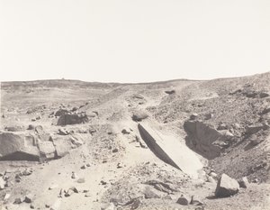 Aswan Syene, Granite Quarries - Old Extraction System, 1851-52, trykt 1853-54.