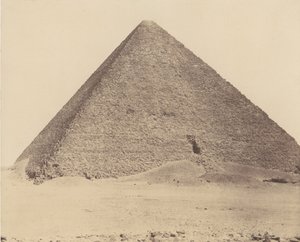 Djizeh Necropolis of Memphis, Pyramid of Cheops Great Pyramid, 1851-52, trykt 1853-54.