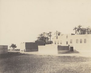 Syout, Arab Dwellings on the Edge of the Nile, 1851-52, trykt 1853-54.
