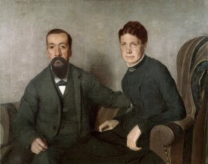 Portrett av kunstnerens foreldre av Félix Vallotton