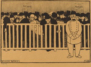 Second Office Box Office, 1893. av Félix Vallotton