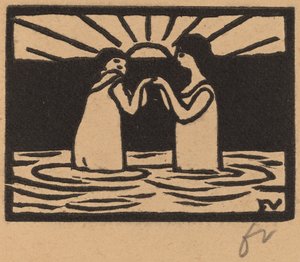 Spille i solen (Jeux au soleil) av Félix Vallotton