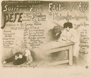 Far: tragedie i 3 akter innen august. Strindberg, 1894. av Félix Vallotton