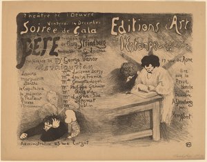 Far: tragedie i 3 akter innen august. Strindberg, 1894. av Félix Vallotton