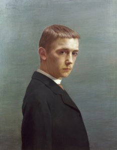 Selvportrett av Félix Vallotton i en alder av tjue år av Félix Vallotton