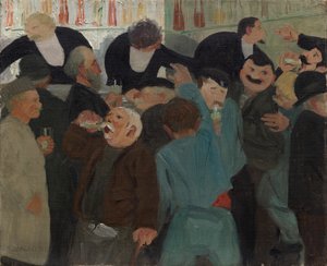 Bistroen av Félix Vallotton