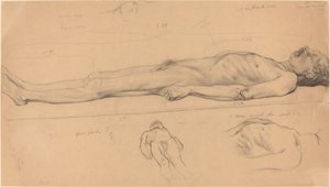 The Corpse Study for The Dead Christ, 1893. av Félix Vallotton