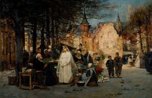 Den første nattverden, 1894. av Flora Macdonald Reid