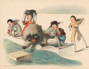 Illustrasjon for The Golliwoggs Polar Adventures