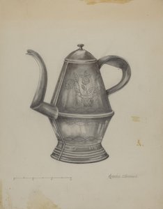 Pa Tysk kaffekanne av Florence Stevenson