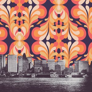 Fargerik himmel over New York av Florent Bodart